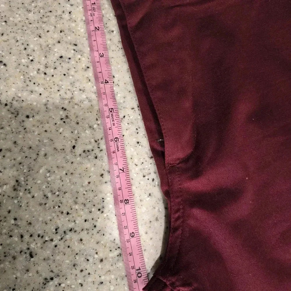 Zara Man Pants Size 34 Purple Cotton Stretch Made In Turkey Capris YGI N2-301 - Picture 11 of 12